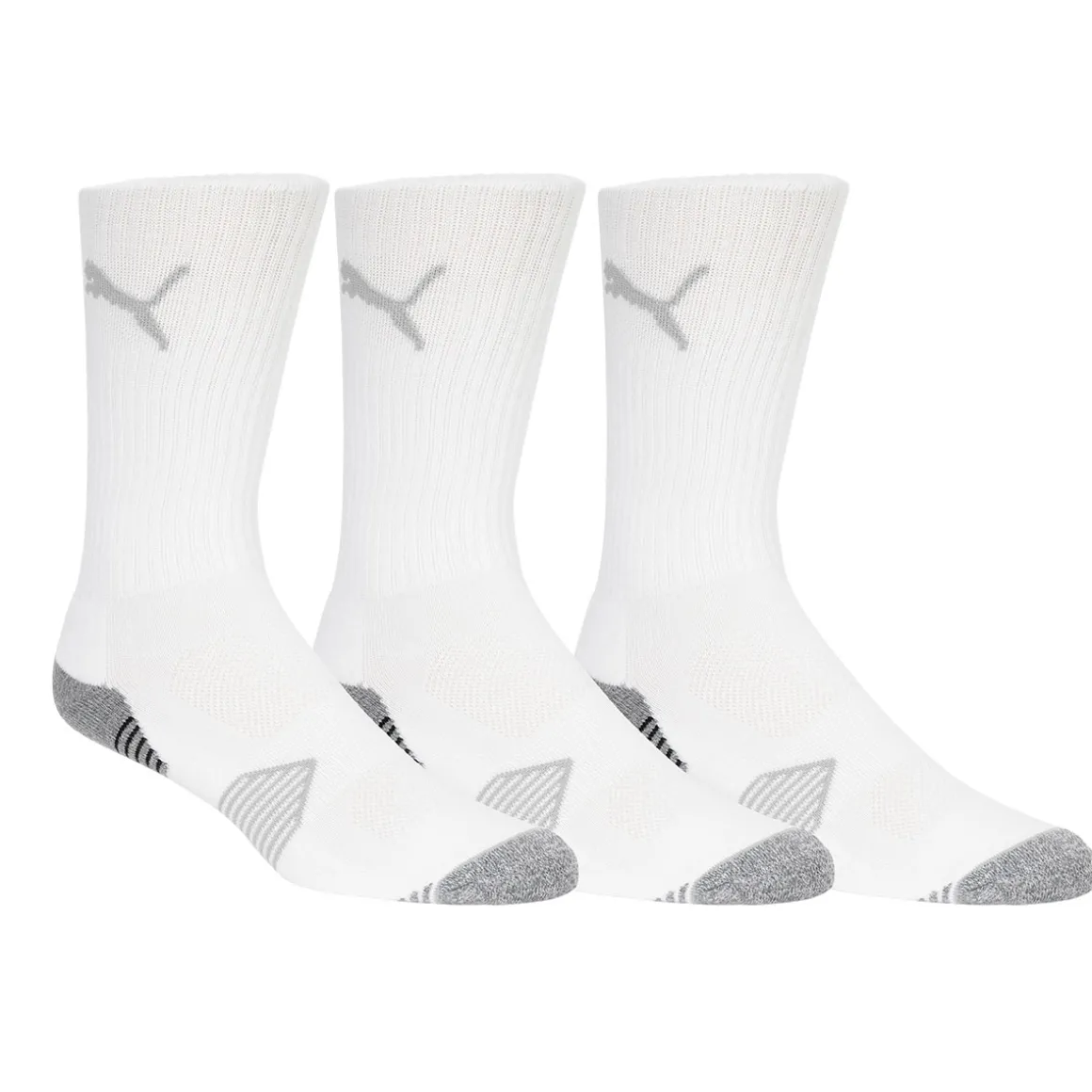 PUMA Golf Essential Crew-Cut 3 Pair Pack Socks