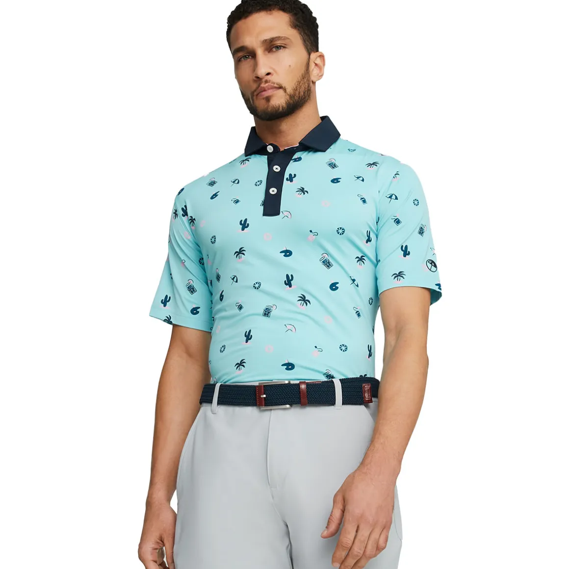 PUMA Men's Arnold Palmer MATTR Dunes Golf Polo Shirt