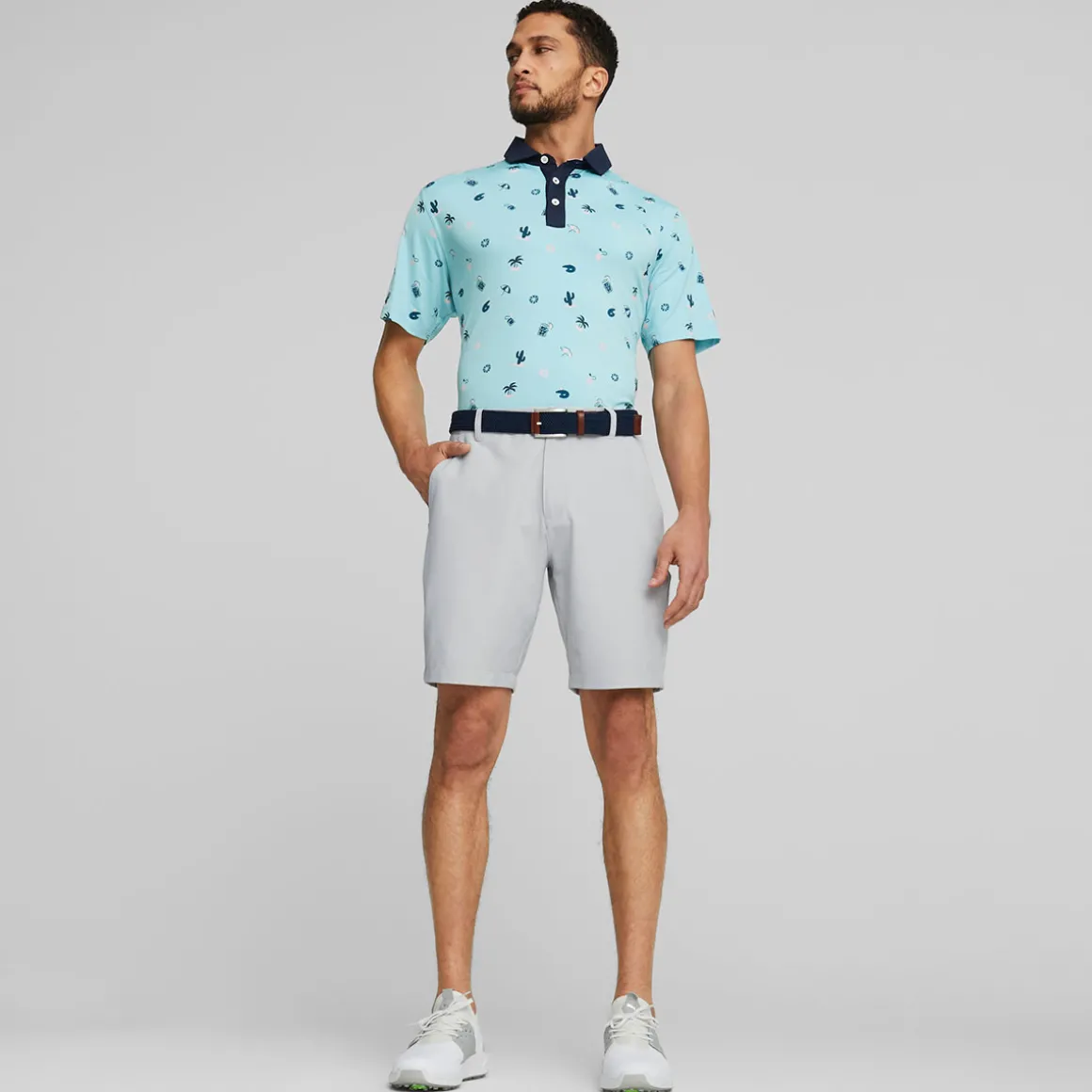 PUMA Men's Arnold Palmer MATTR Dunes Golf Polo Shirt