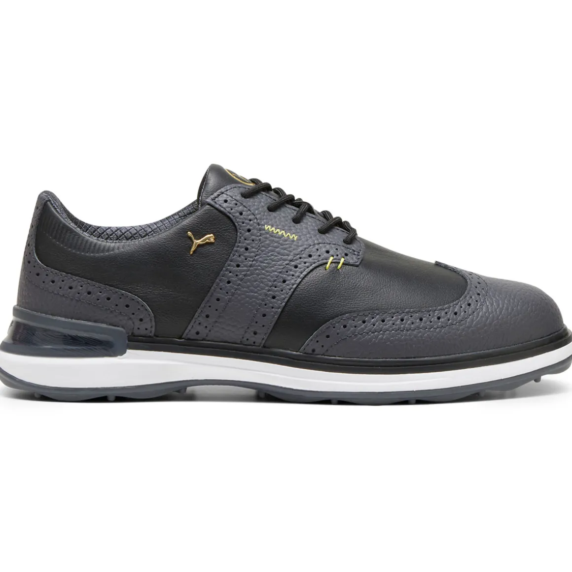 PUMA Men's Avant Wingtip Waterproof Spikeless Golf Shoes