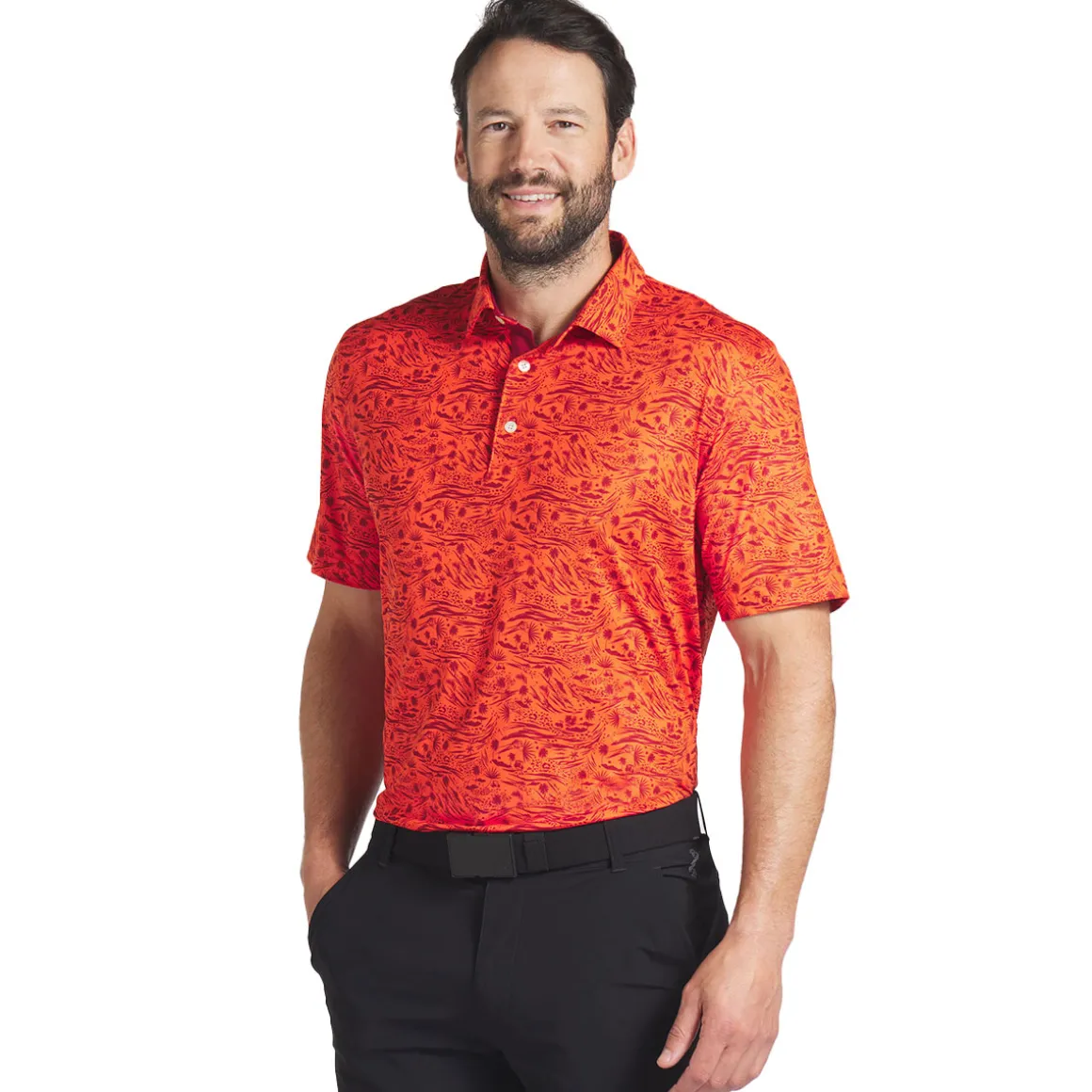 PUMA Men's CLOUDSPUN Watering Golf Polo Shirt
