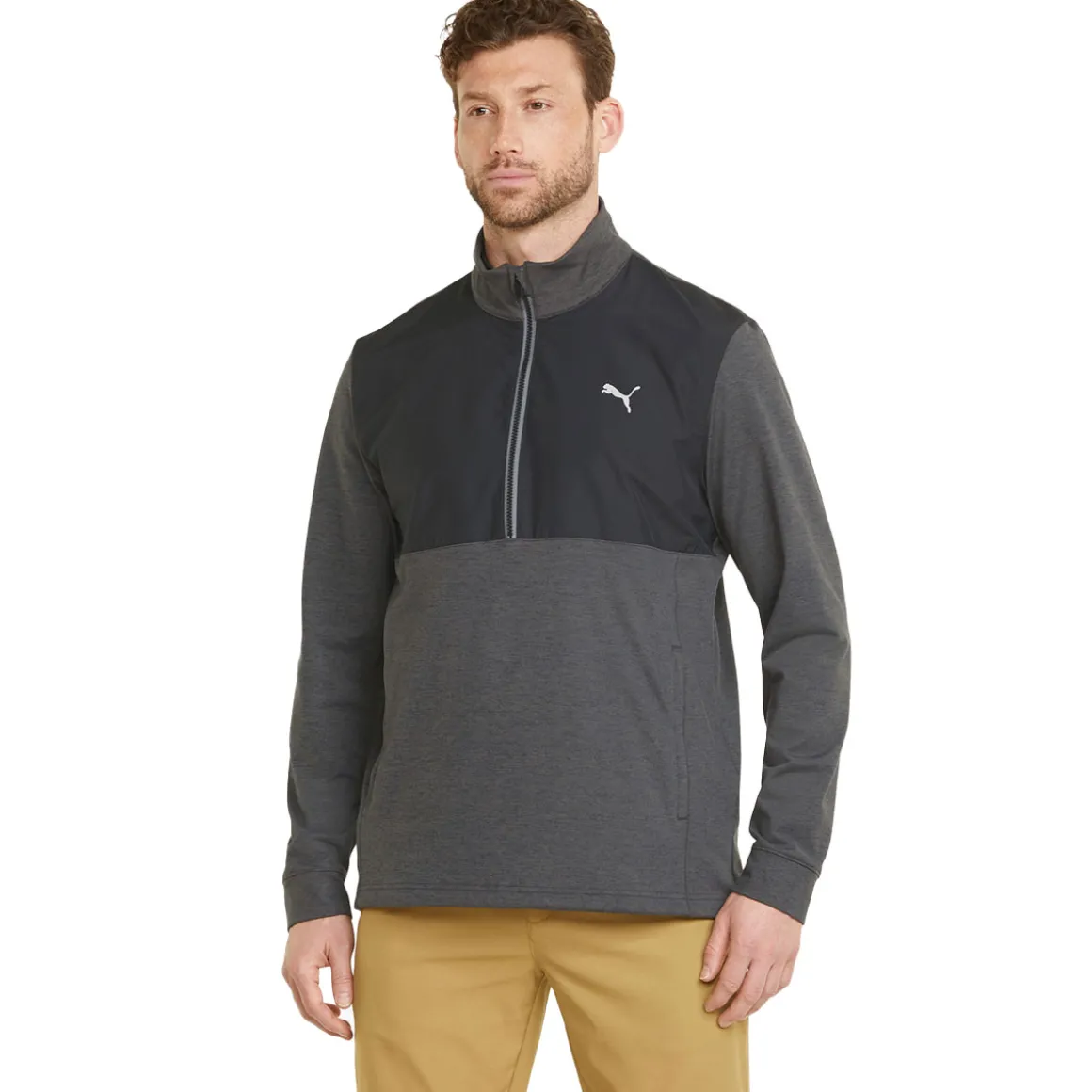 PUMA Men's CLOUDSPUN WRMLBL Half Zip Golf Midlayer