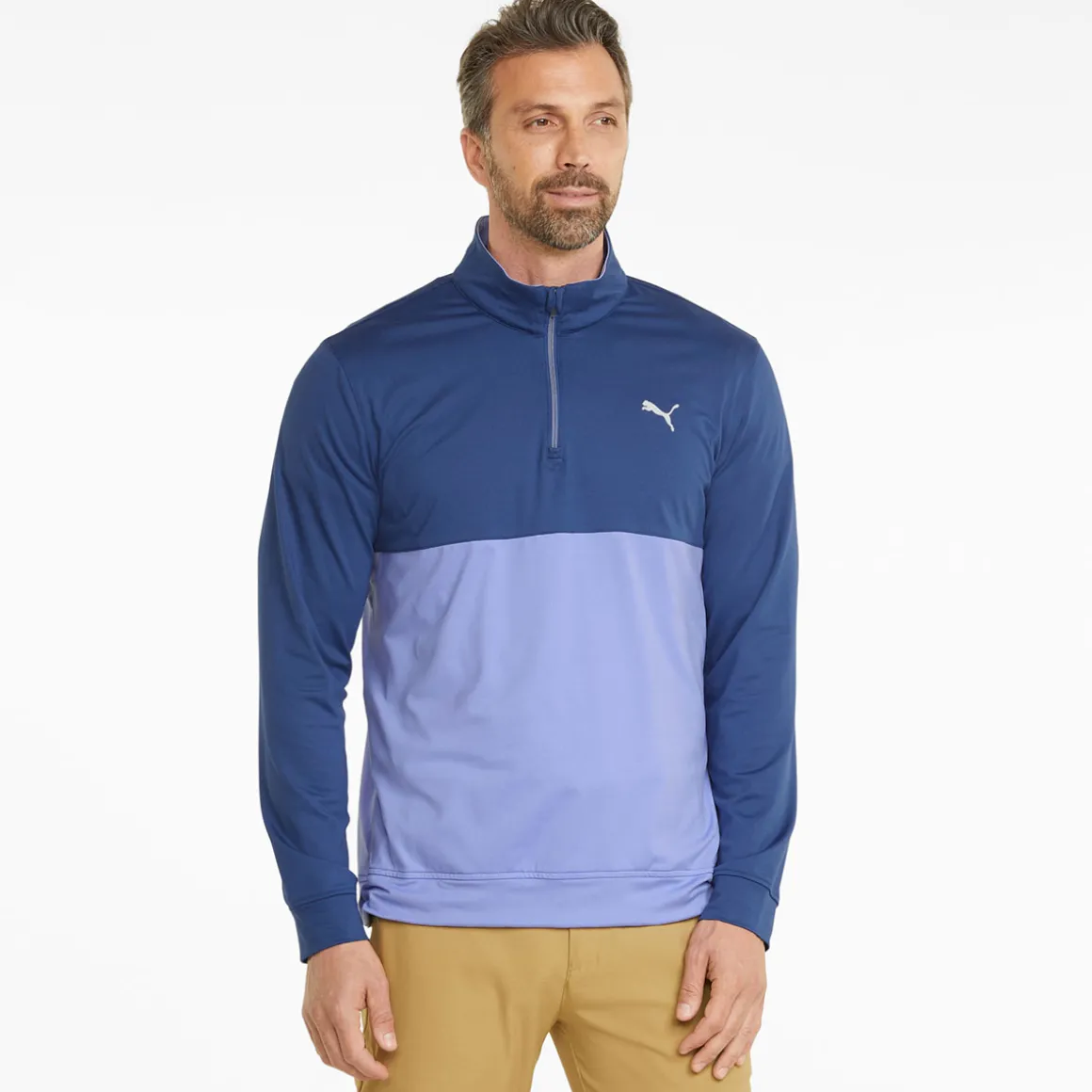 PUMA Men's Gamer Color Half Zip Golf Midlayer