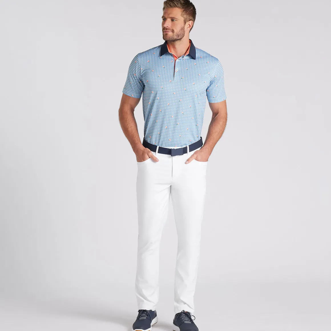 puma_mens_gingham_golf_po_3.webp PUMA Men's Gingham Golf Polo Shirt