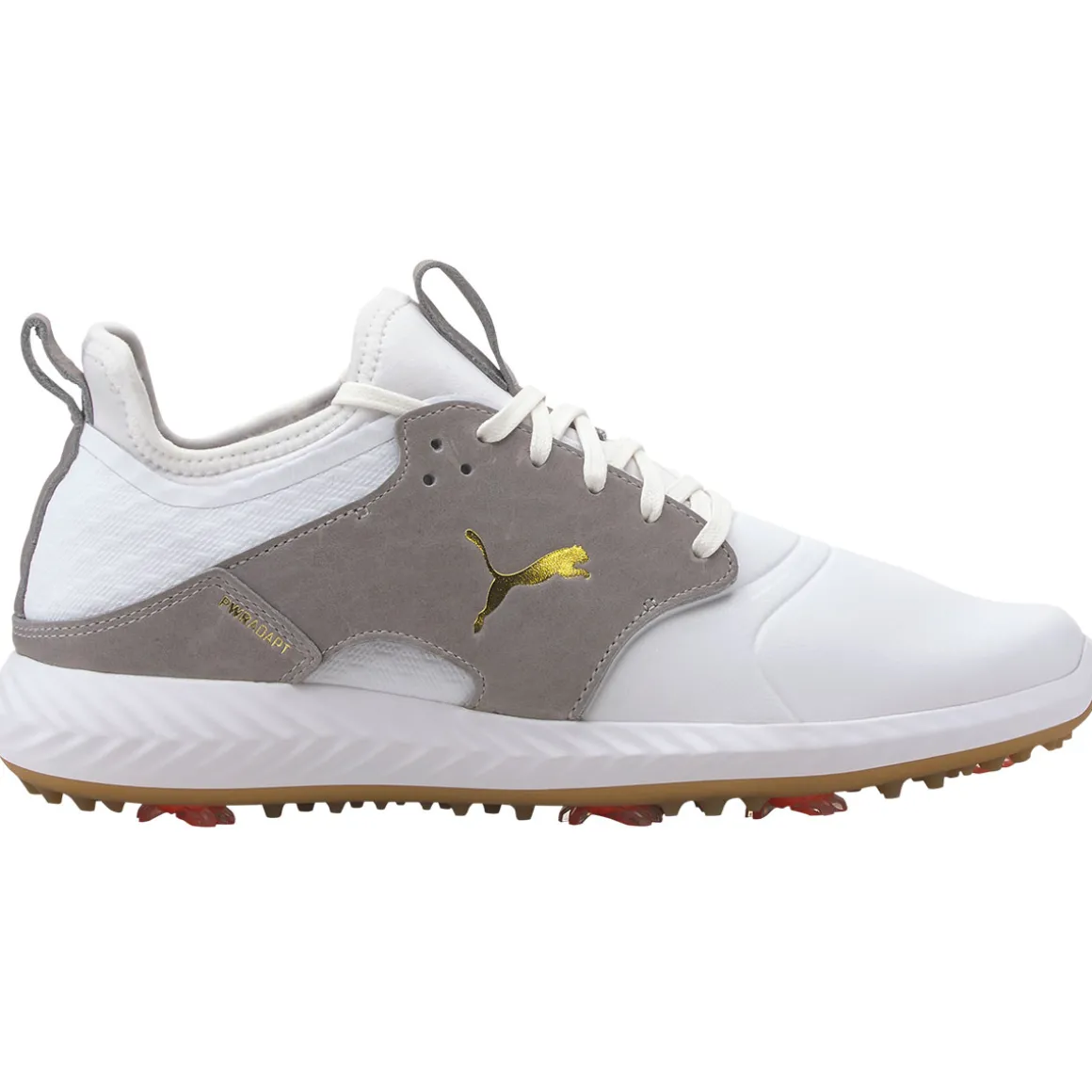 PUMA Men's IGNITE PWRADAPT Caged Crafted Waterproof Spiked Golf Shoes
