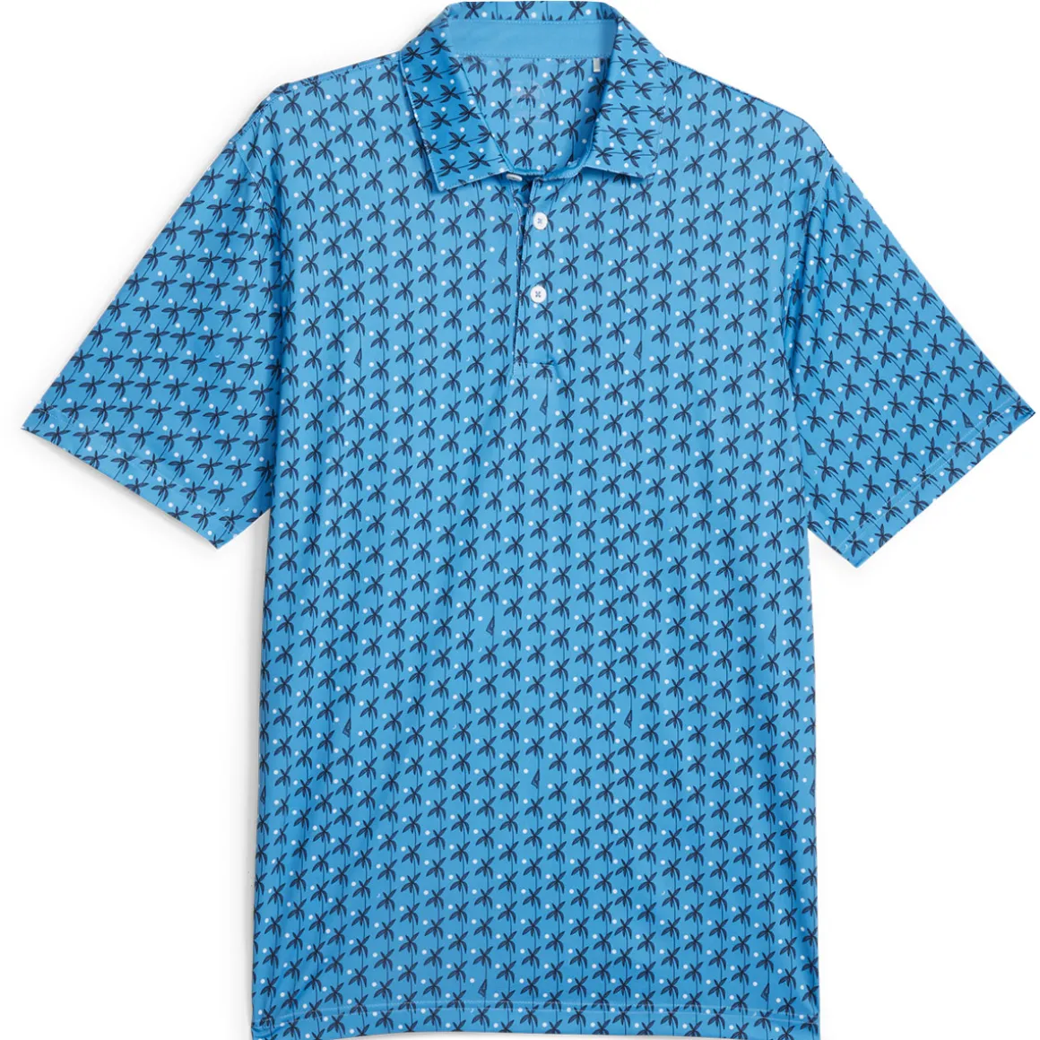 PUMA Men's MATTR Palms Golf Polo Shirt
