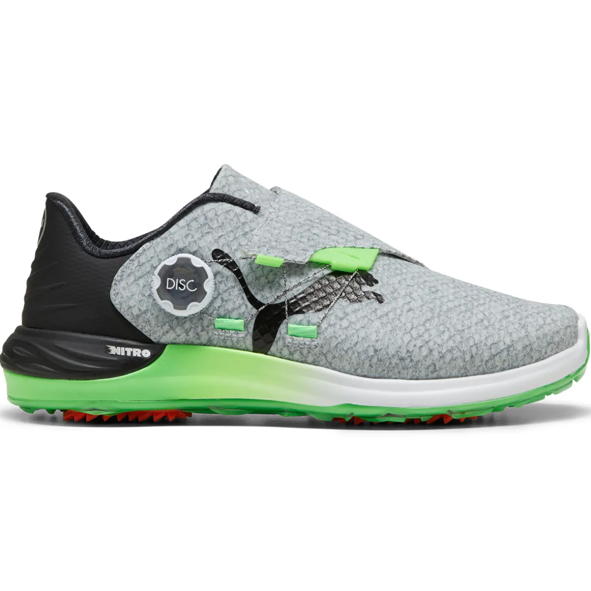 PUMA Men's Phantomcat NITRO + DISC Waterproof Spiked Golf Shoes