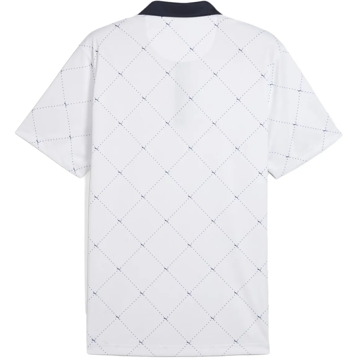 PUMA Men's Pure 2.0 Argyle Print Golf Polo Shirt