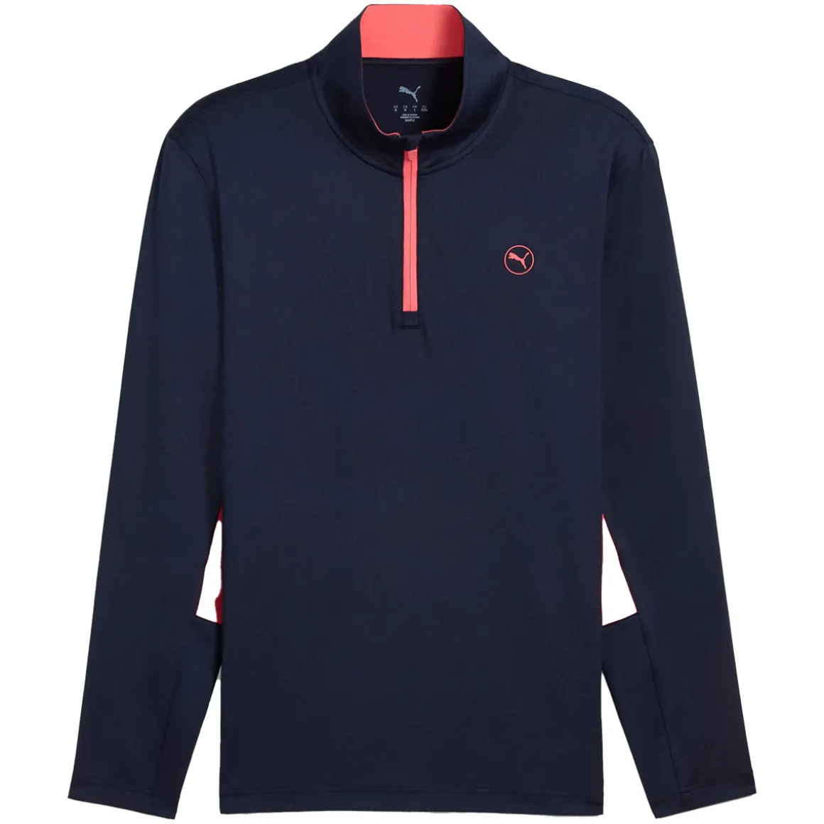PUMA Men's Pure 2.0 Colour Block Quarter Zip Golf Mid Layer