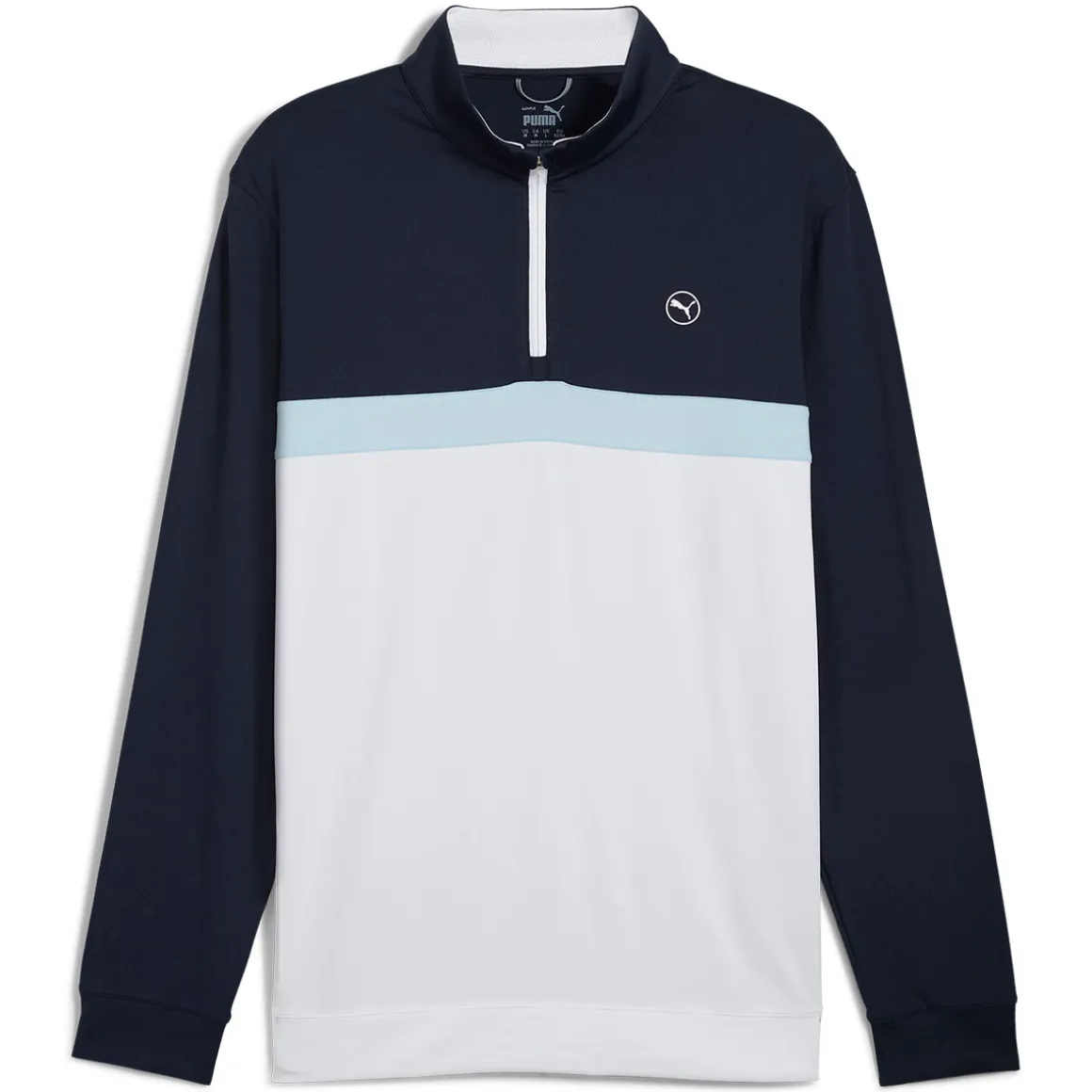 puma_mens_pure_colorblock_8-1.webp PUMA Men's Pure Colorblock Quarter Zip Golf Midlayer