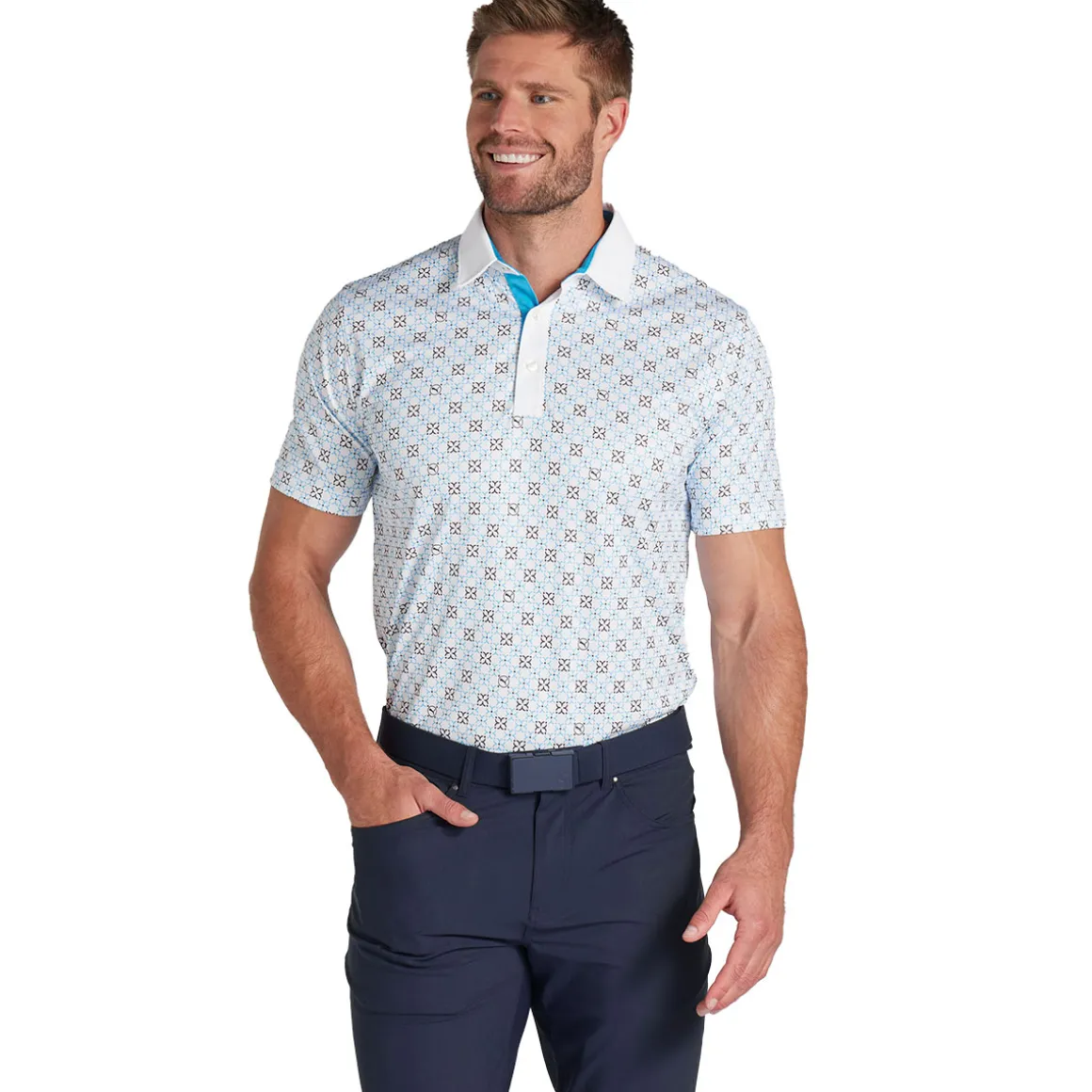 PUMA Men's Pure Monogram Golf Polo Shirt