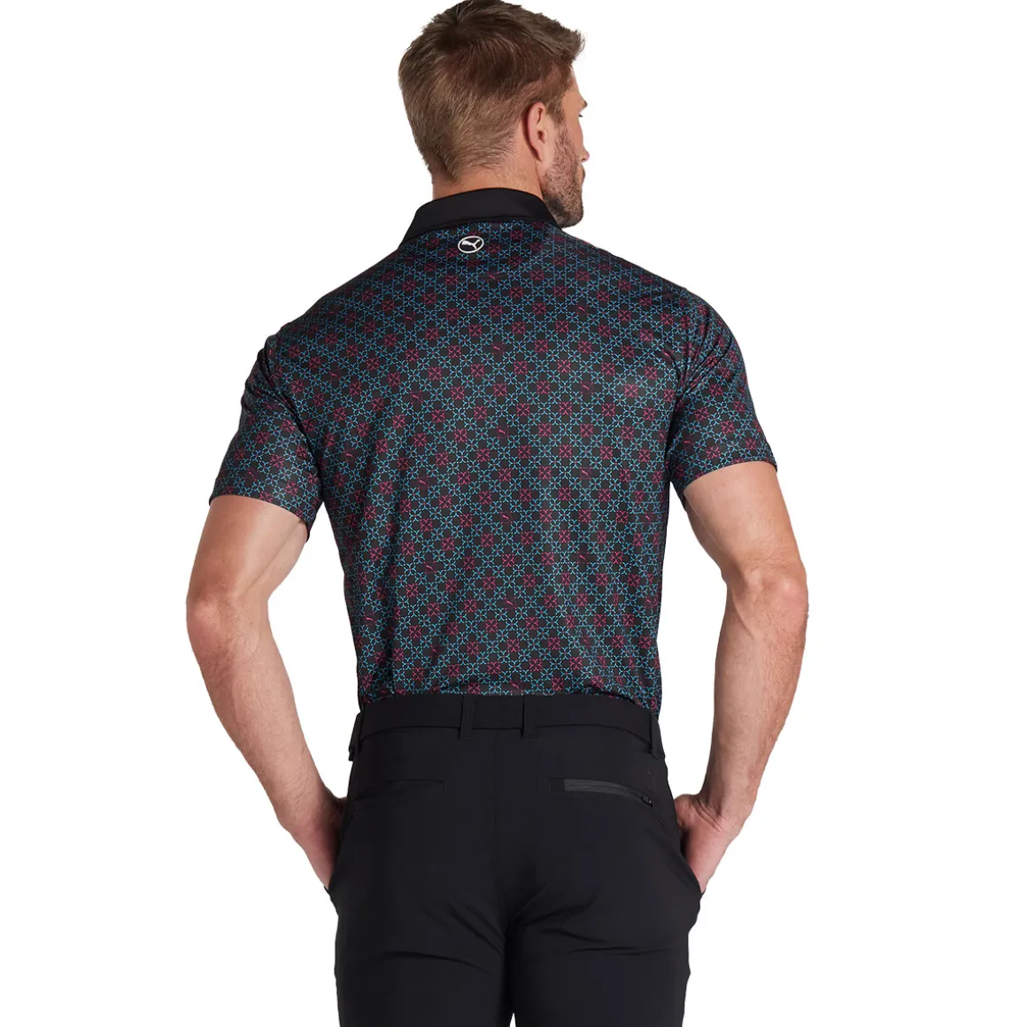 PUMA Men's Pure Monogram Golf Polo Shirt