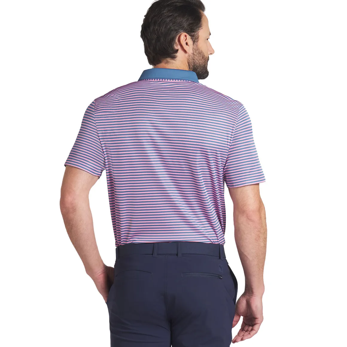PUMA Men's Pure Stripe Golf Polo Shirt