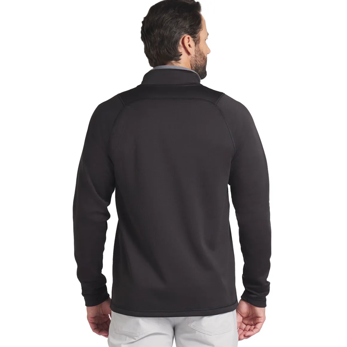 PUMA Men's Waffle Fleece Quarter Zip Golf Mid Layer