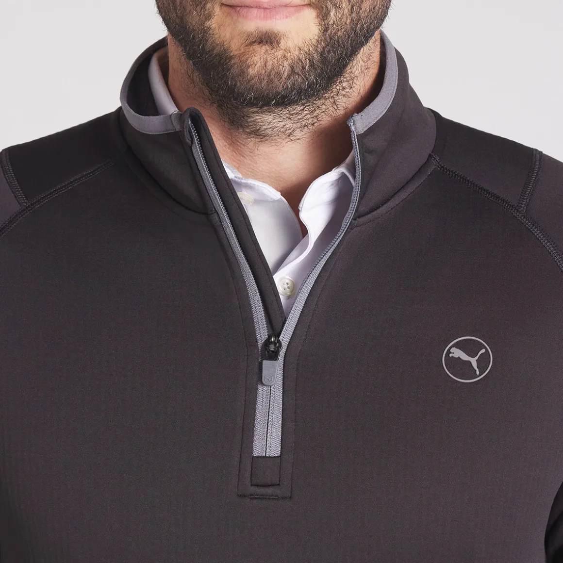 puma_mens_waffle_fleece_q_10-2.webp PUMA Men's Waffle Fleece Quarter Zip Golf Mid Layer