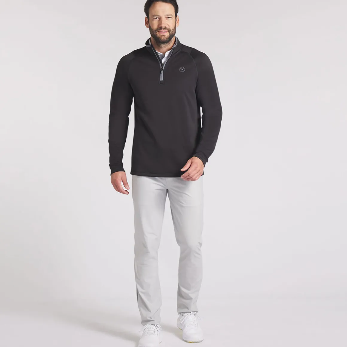 puma_mens_waffle_fleece_q_11-2.webp PUMA Men's Waffle Fleece Quarter Zip Golf Mid Layer