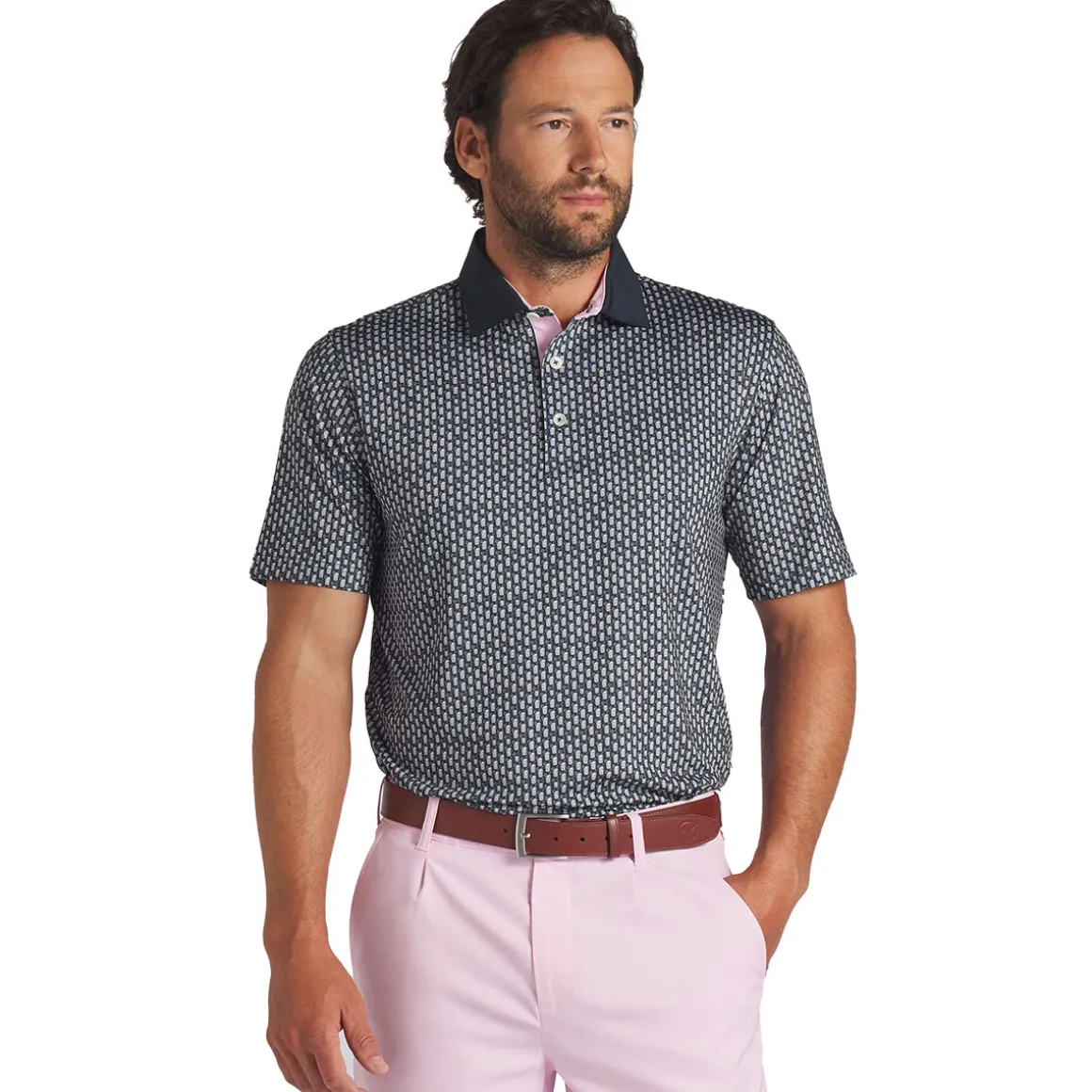 PUMA Men's X Arnold Palmer MATTR Iced Tea Golf Polo Shirt