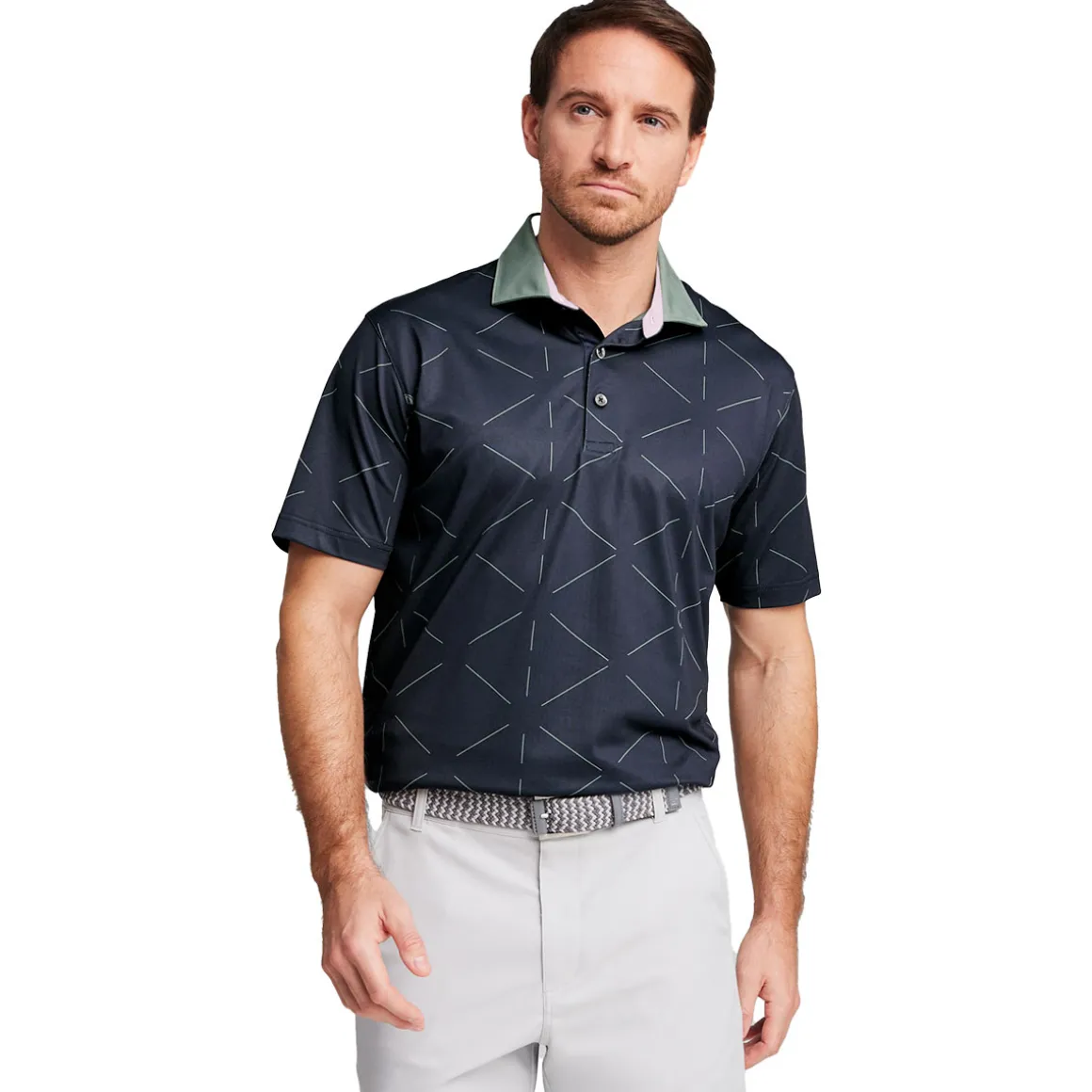 PUMA Men's X Arnold Palmer Geo Golf Polo Shirt