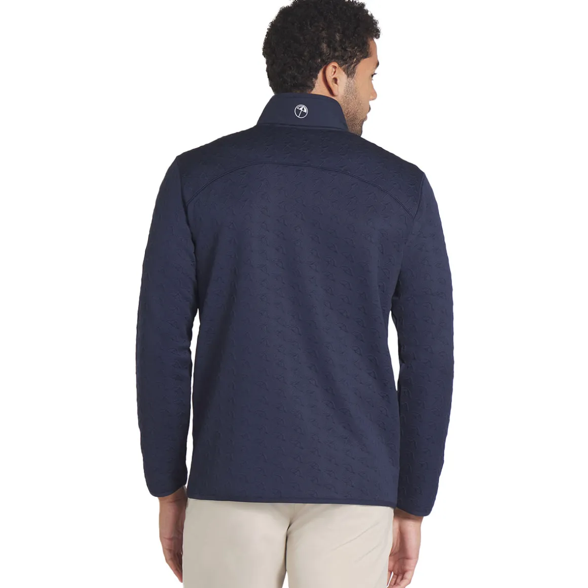 PUMA Men's X Arnold Palmer Jacquard Half Zip Golf Mid Layer