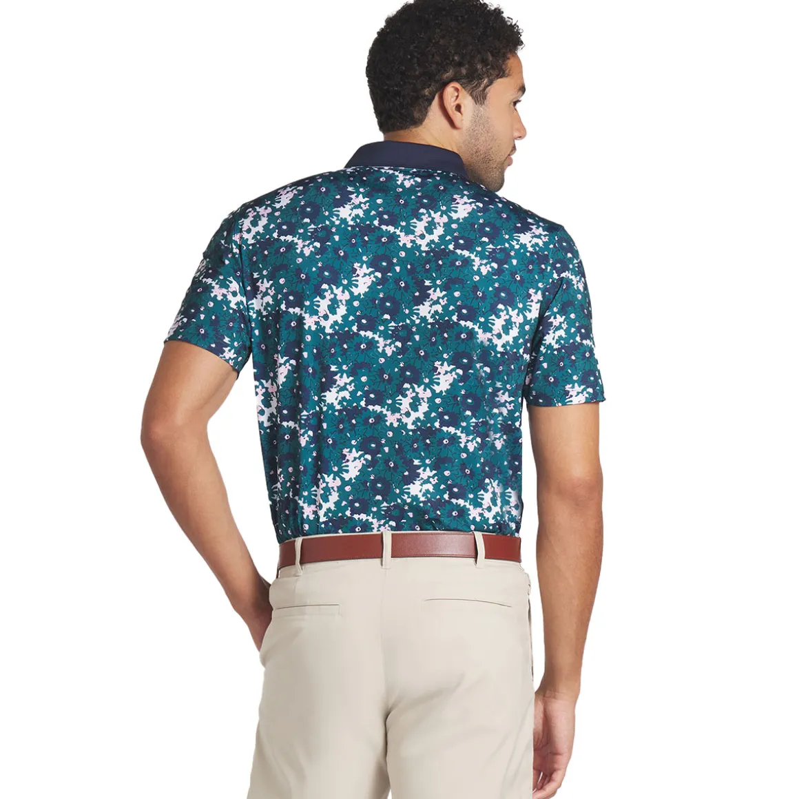 PUMA Men's X Arnold Palmer Floral Golf Polo Shirt