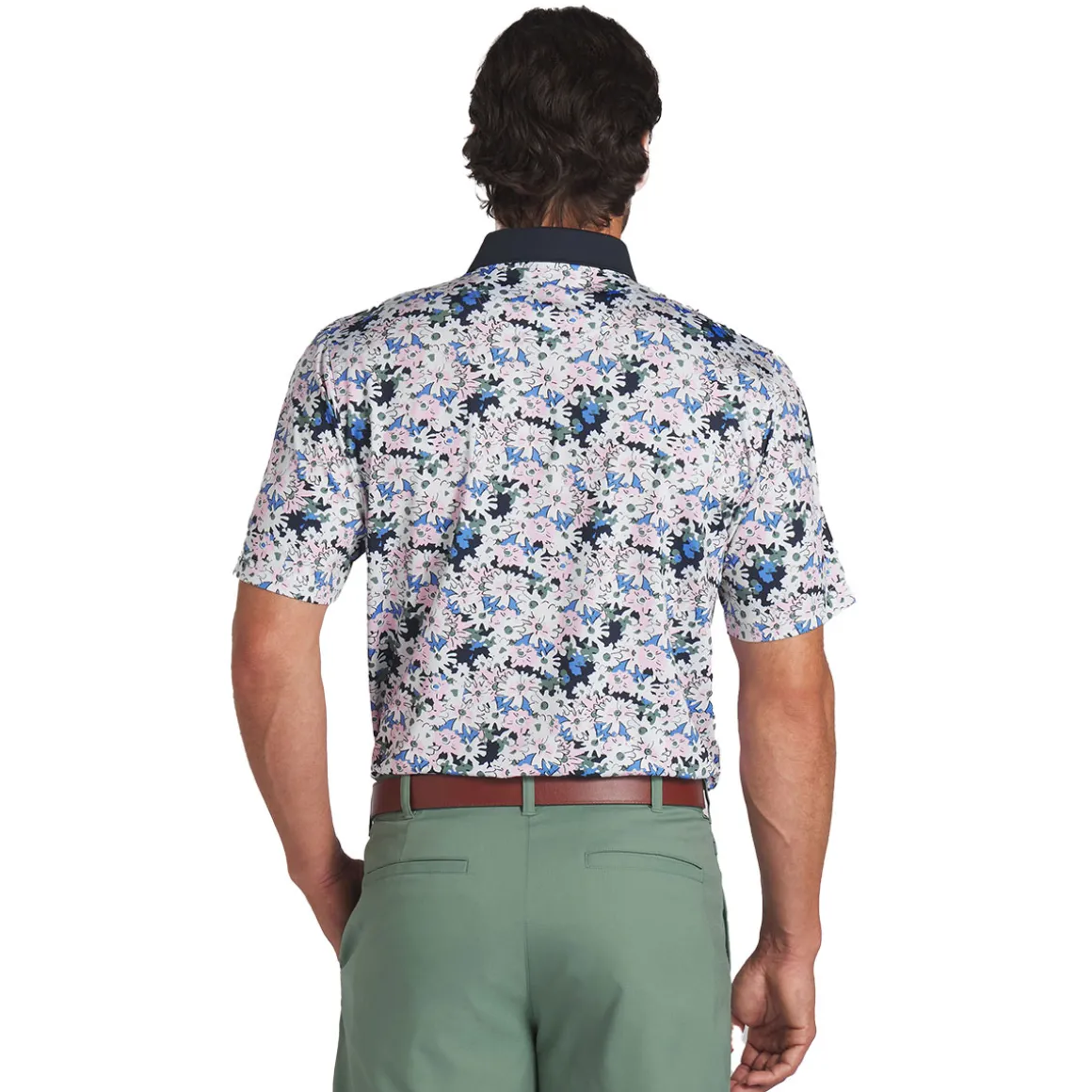 PUMA Men's X Arnold Palmer Floral Golf Polo Shirt
