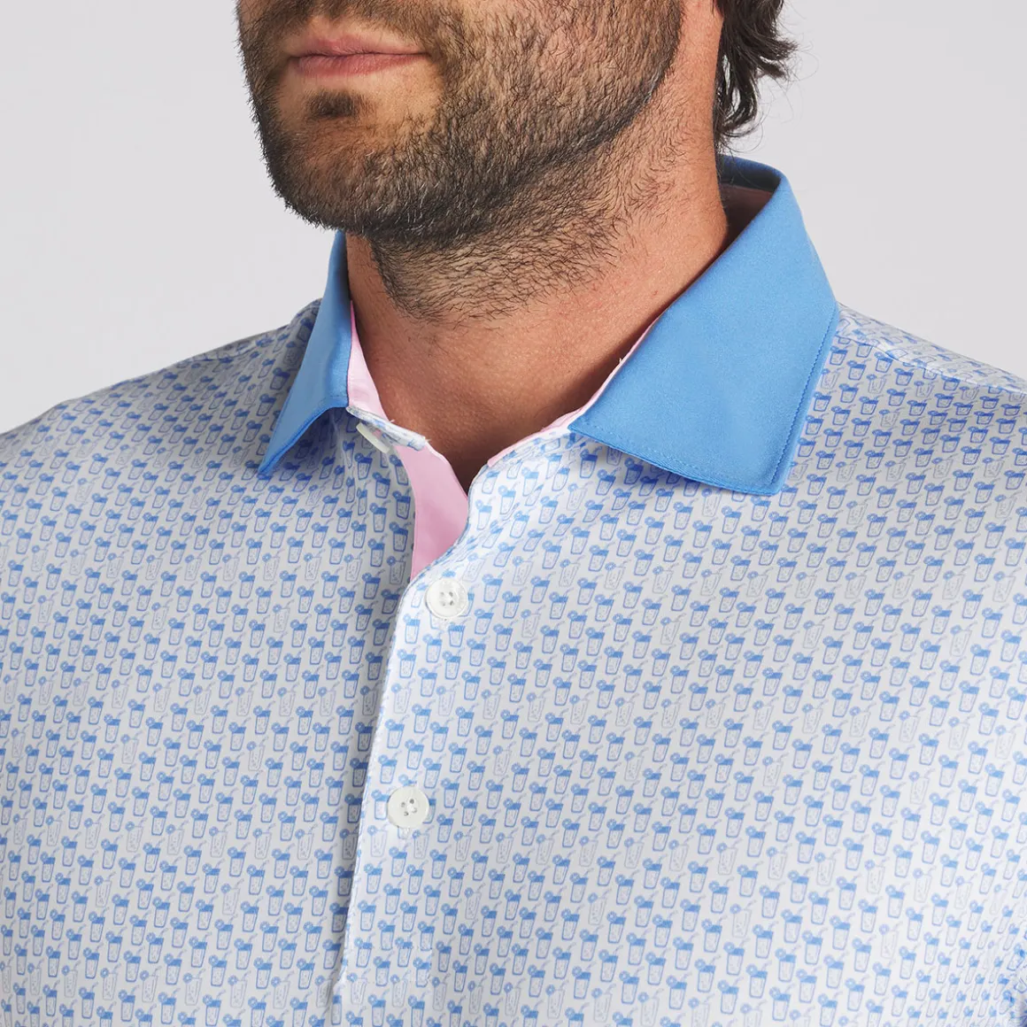 PUMA Men's X Arnold Palmer MATTR Iced Tea Golf Polo Shirt
