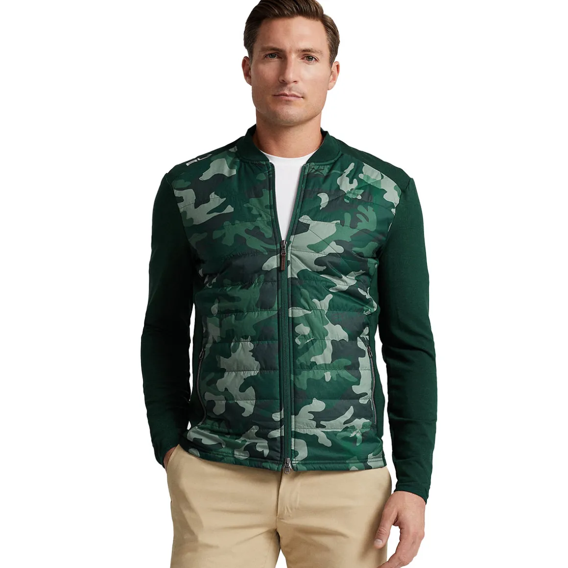 Ralph Lauren Golf-Camo Quilted Golf Hybrid Golf Jacket