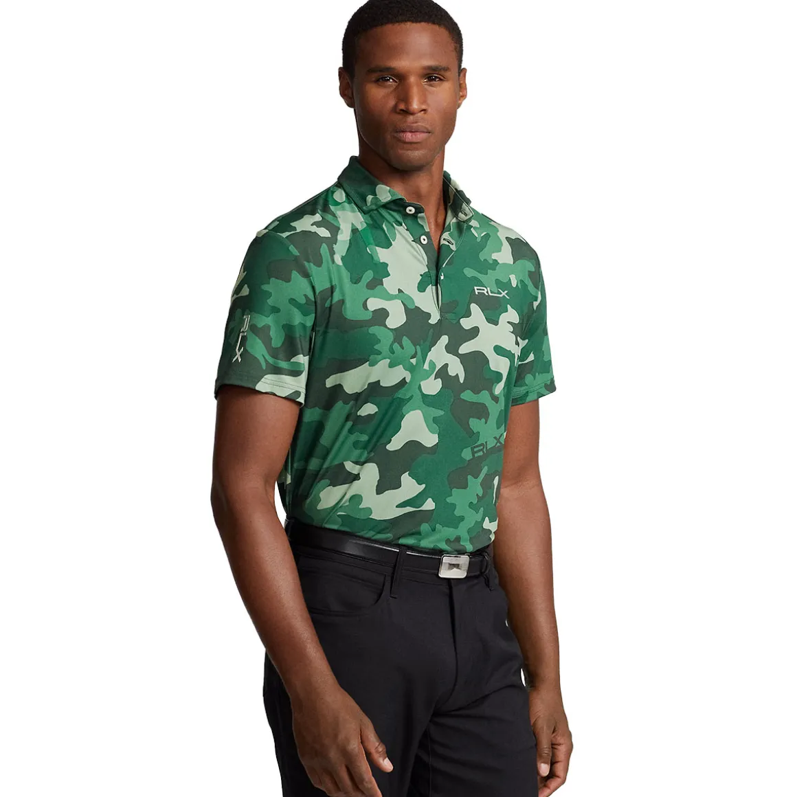Ralph Lauren Men's Custom Slim Camo Performance Golf Polo Shirt