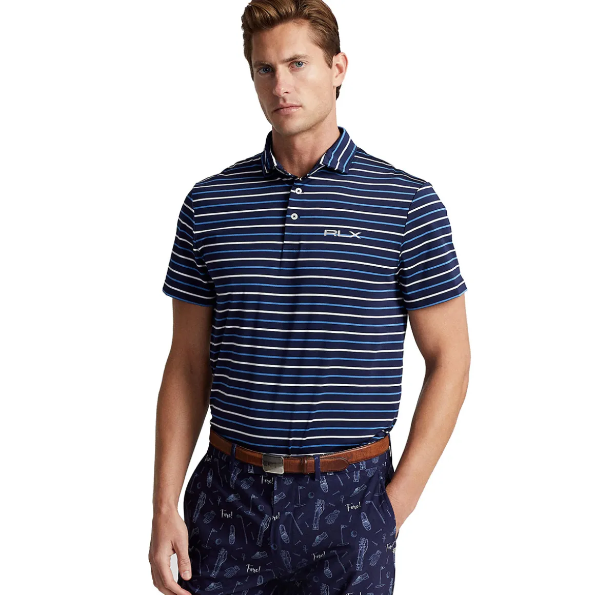 Ralph Lauren Men's Custom Slim Fit Performance Golf Polo Shirt