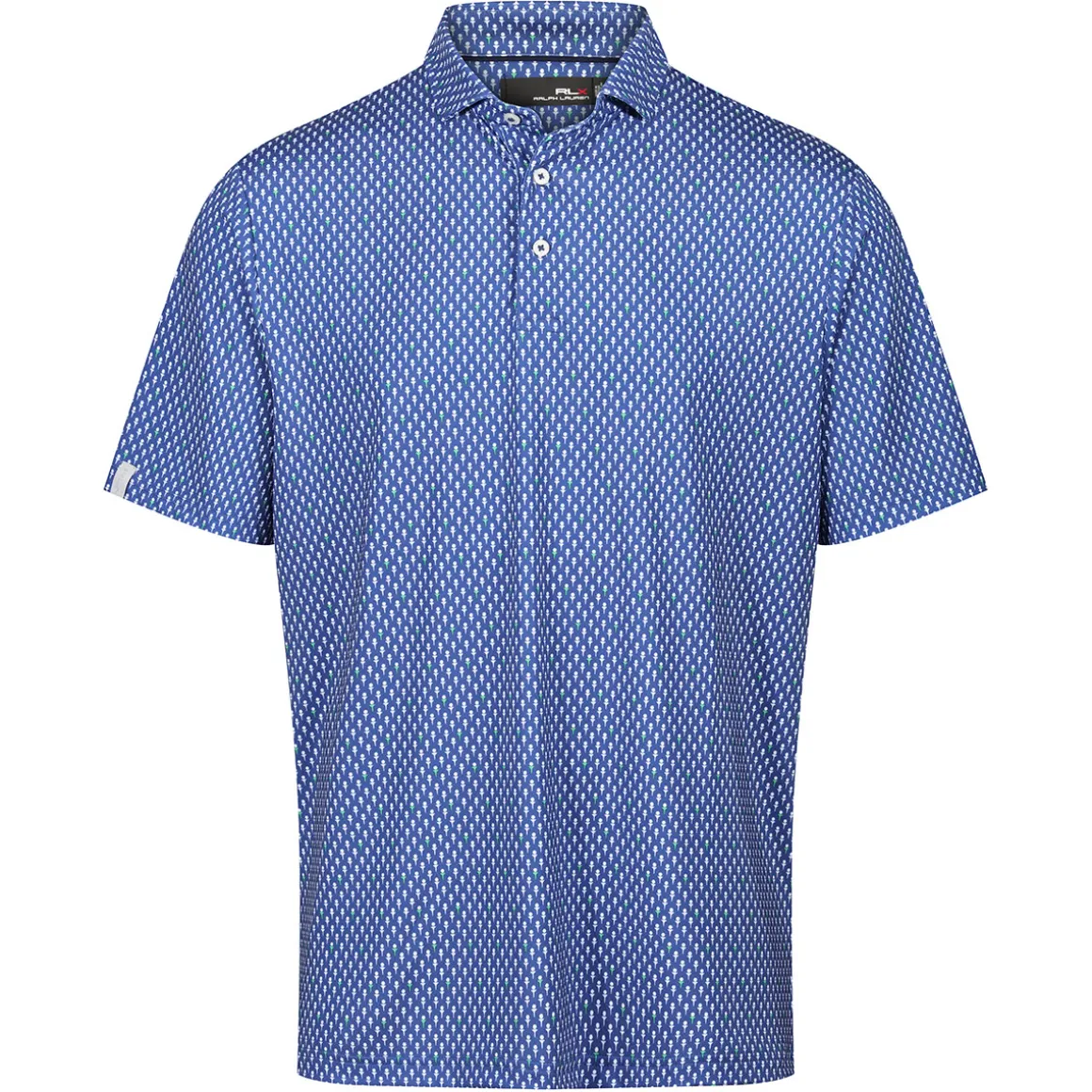 Ralph Lauren Men's Print Custom Slim Fit Performance Golf Polo Shirt