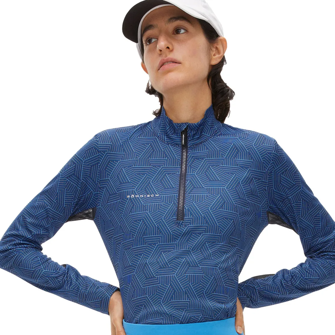 Rohnisch Ladies UV Mesh Half Zip Golf Mid Layer