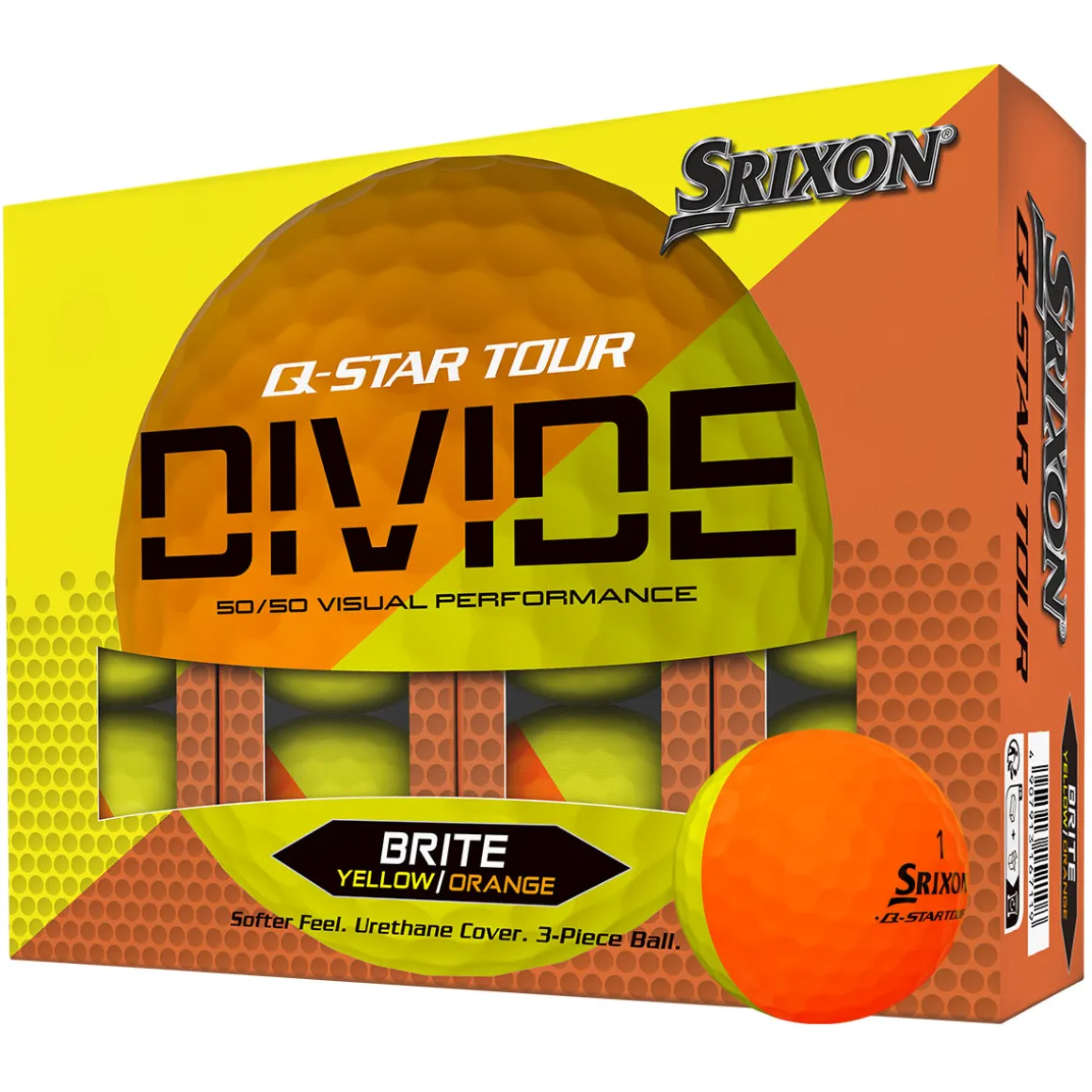 Srixon Q-Star Tour Divide 12 Golf Ball Pack