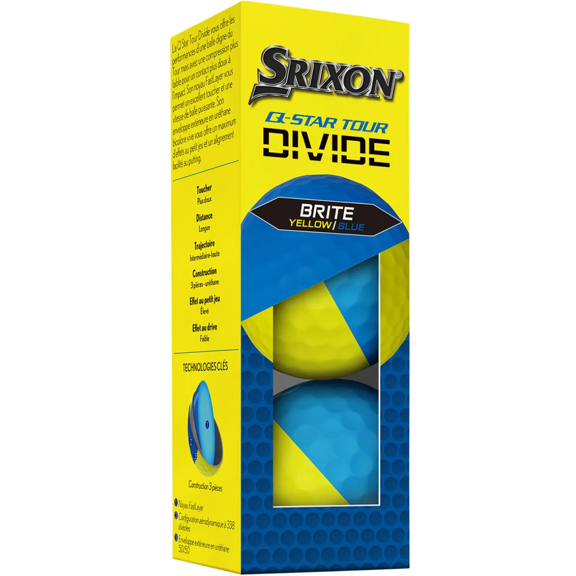 Srixon Q-Star Tour Divide 12 Golf Ball Pack