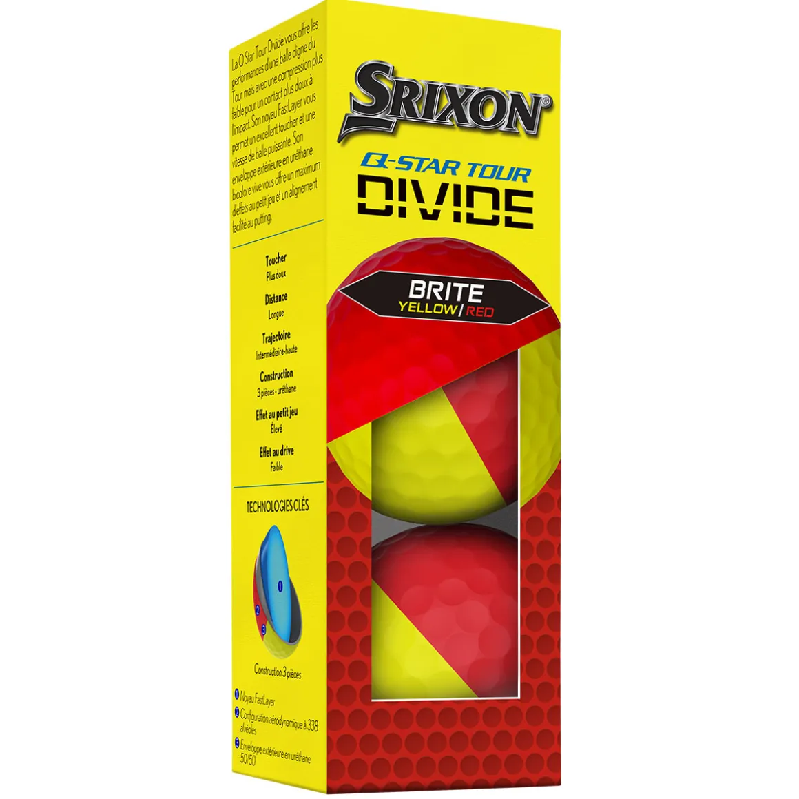 Srixon Q-Star Tour Divide 12 Golf Ball Pack