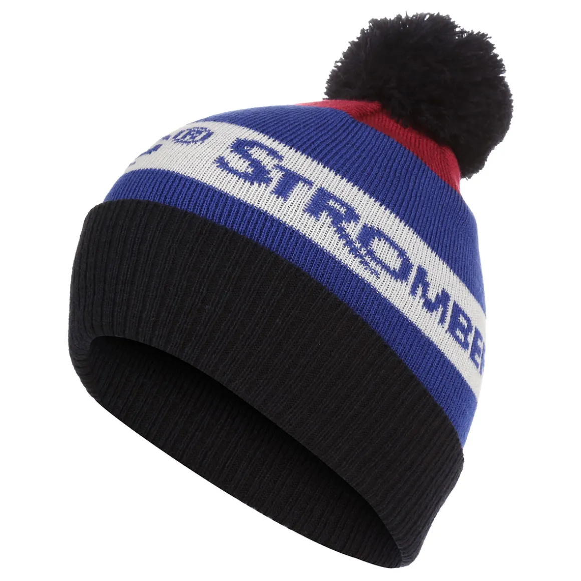 Stromberg Junior Wide Stripe Pom Beanie