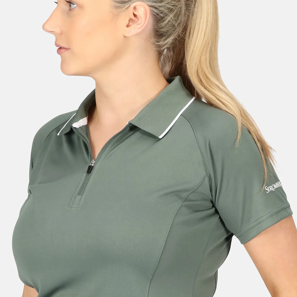 stromberg_ladies_zip_plac_2.webp Stromberg Ladies Zip Placket Golf Polo Shirt
