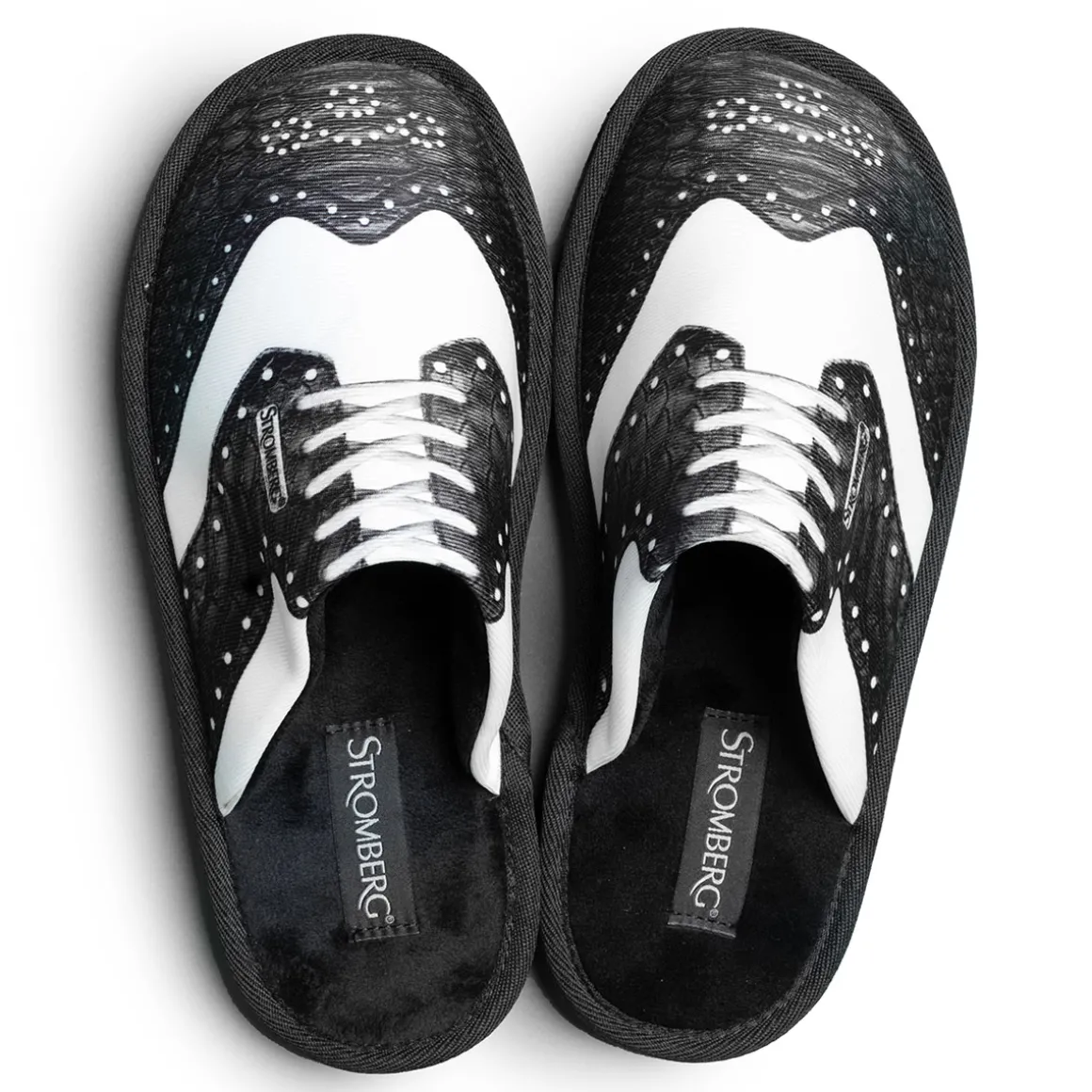 Stromberg Men's Brogue Mule Golf Slippers