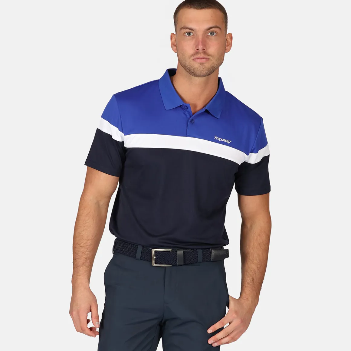 stromberg_mens_eagle_stri_12.webp Stromberg Men's Eagle Stripe Golf Polo Shirt