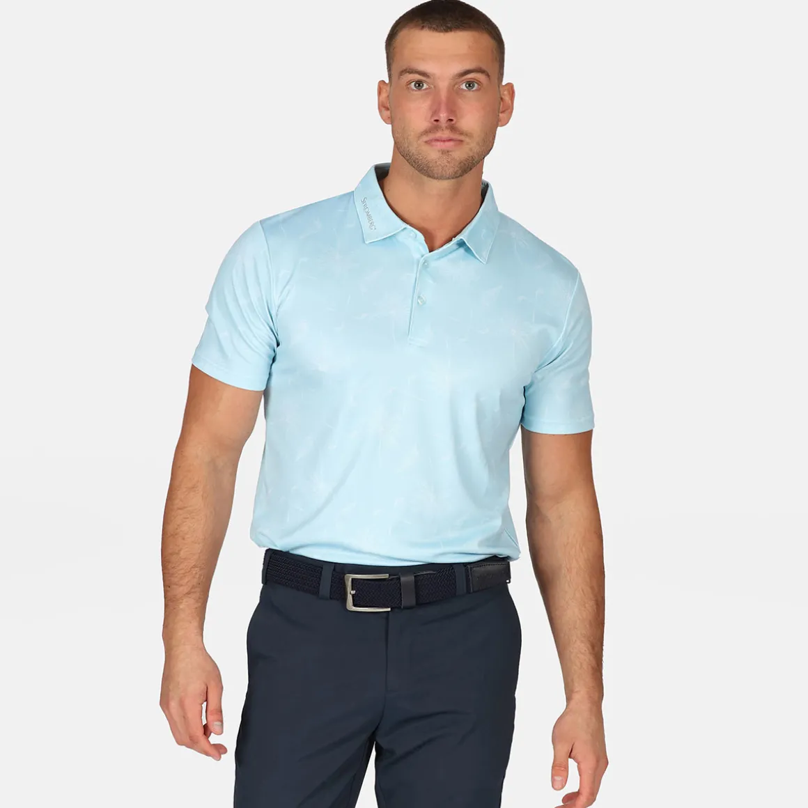 Stromberg Men's Etna Print Golf Polo Shirt