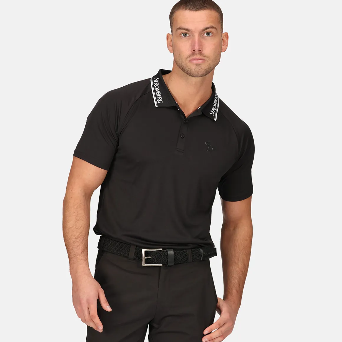 Stromberg Men's Flier Collar Golf Polo Shirt
