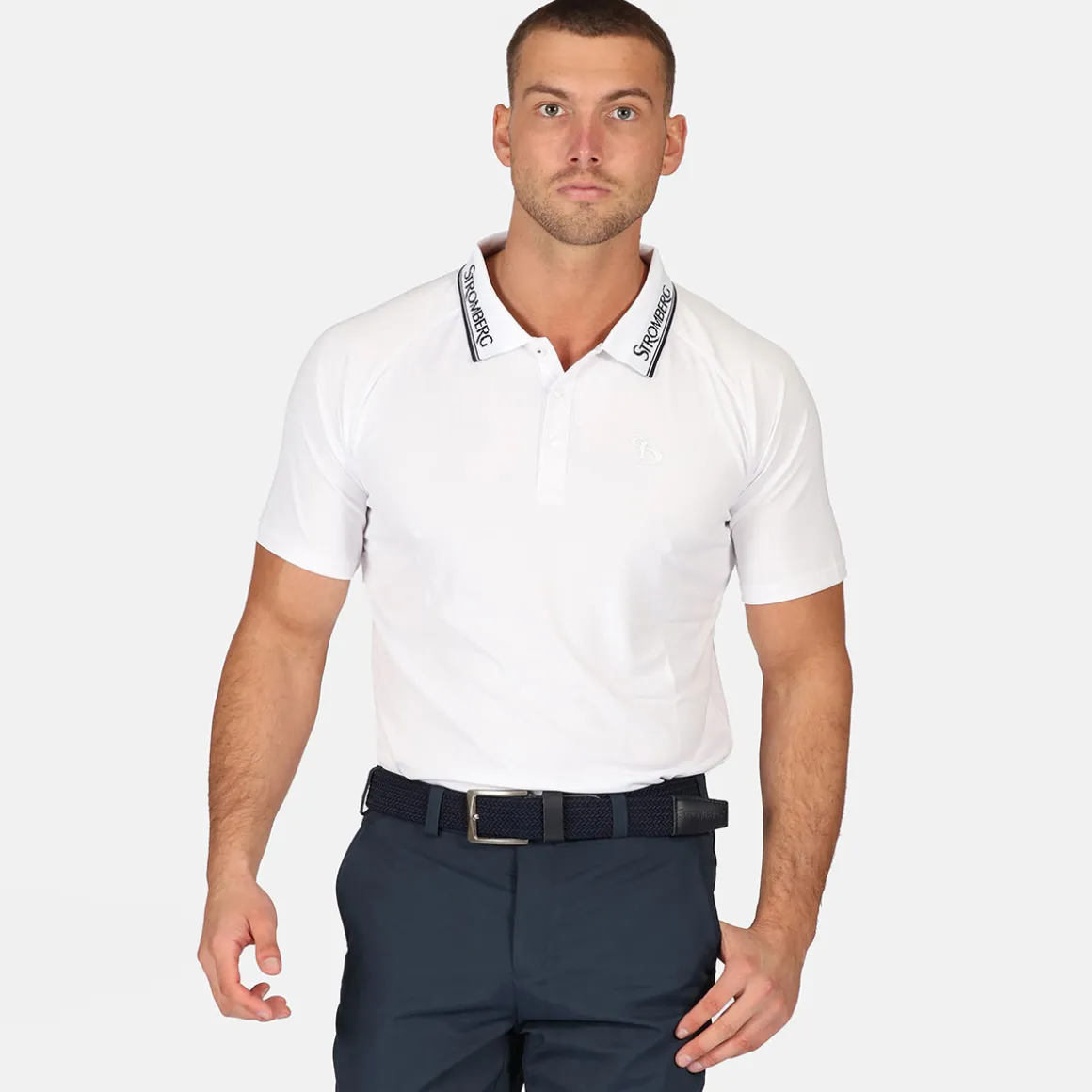Stromberg Men's Flier Collar Golf Polo Shirt