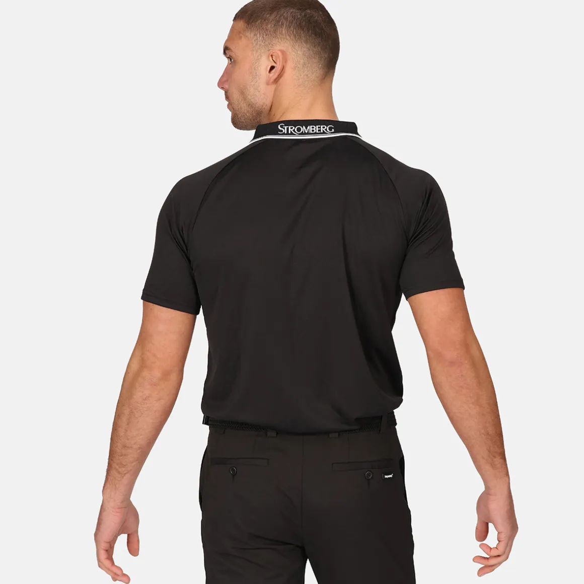 Stromberg Men's Flier Collar Golf Polo Shirt