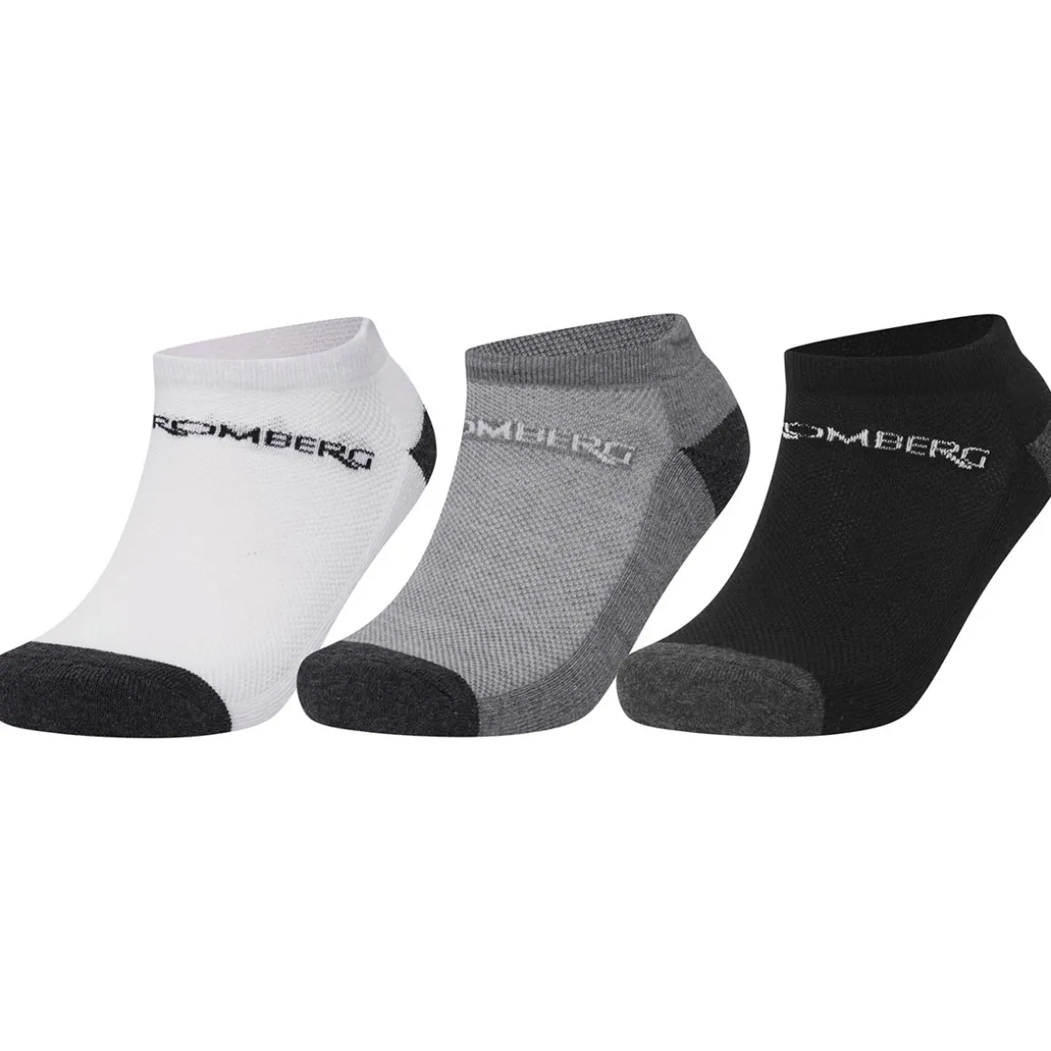 Stromberg Men's No Show 3-Pair Pack Golf Socks