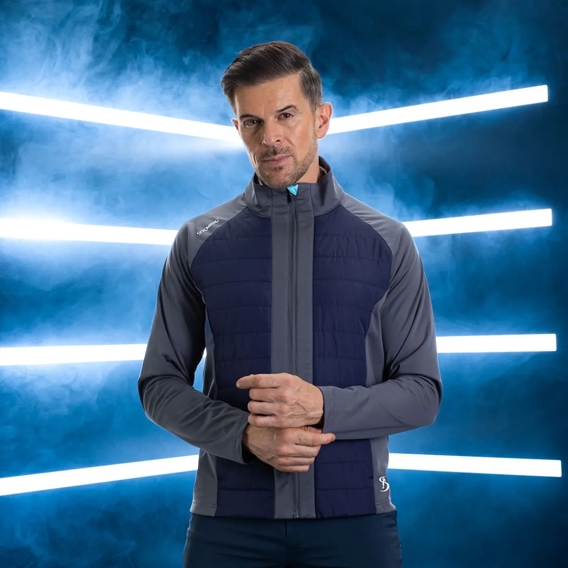 Stromberg Men's Panel Hybrid Golf Jacket