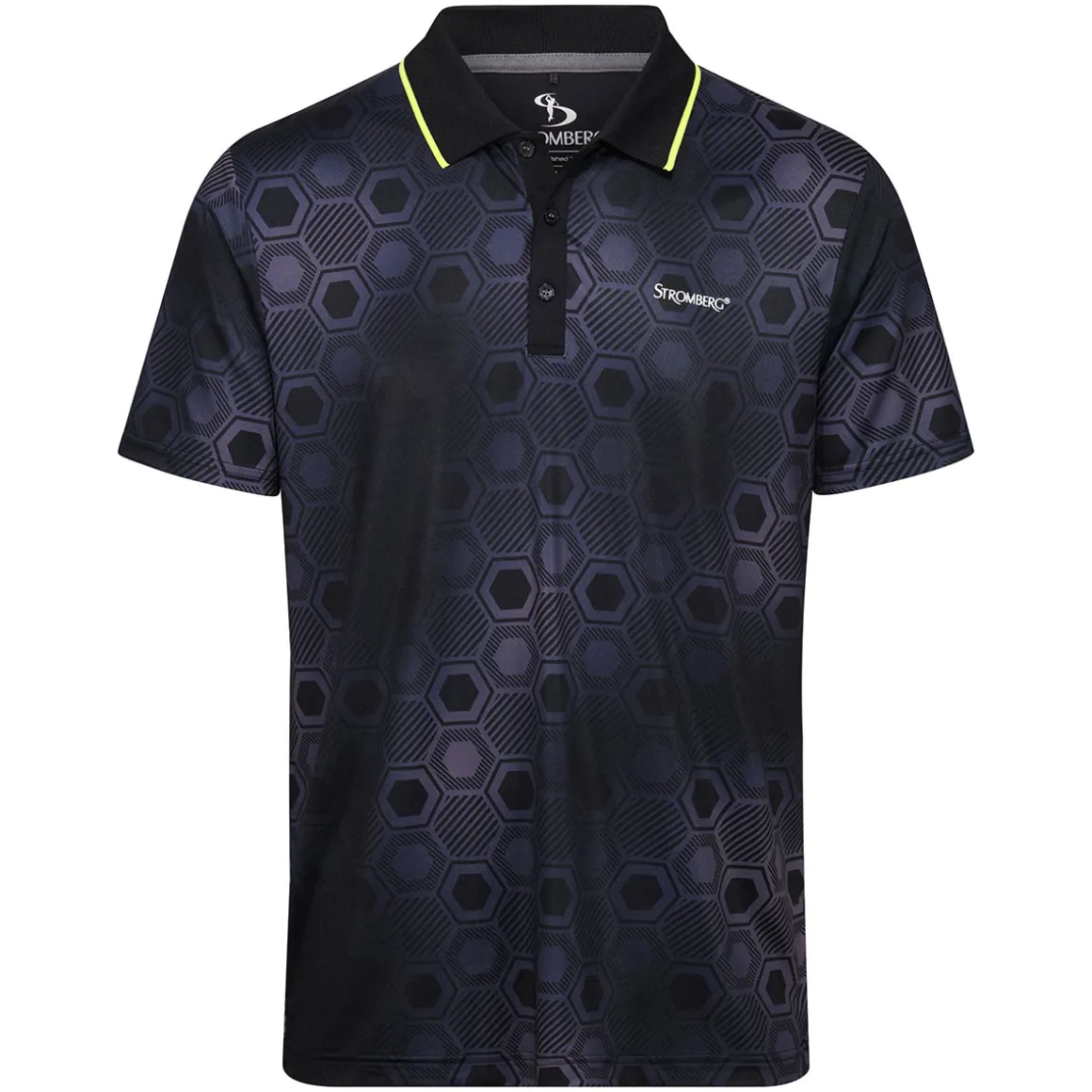 Stromberg Men's Parbat Geo Stretch Golf Polo Shirt
