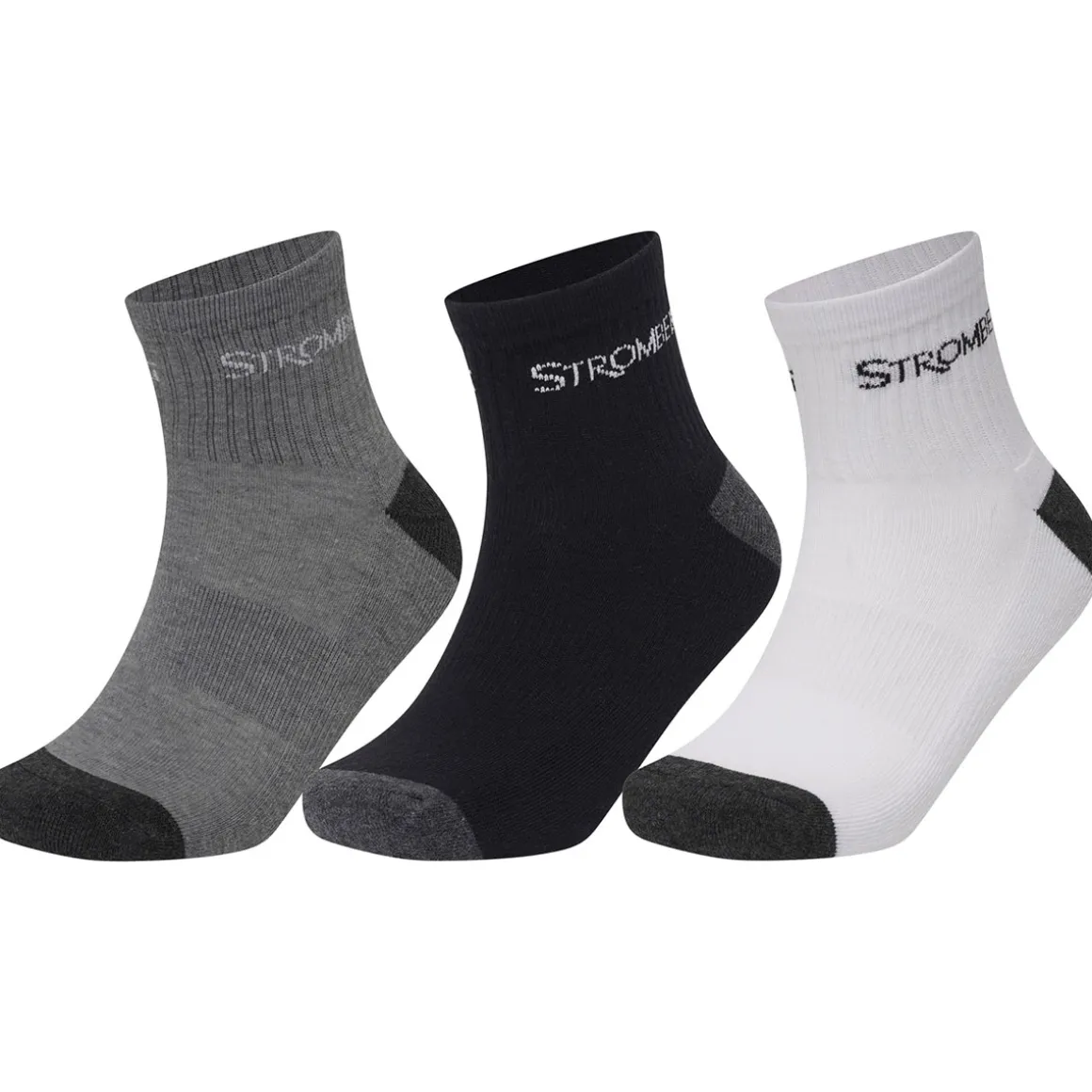 Stromberg Men's Performance Quarter 3-Pair Pack Golf Socks