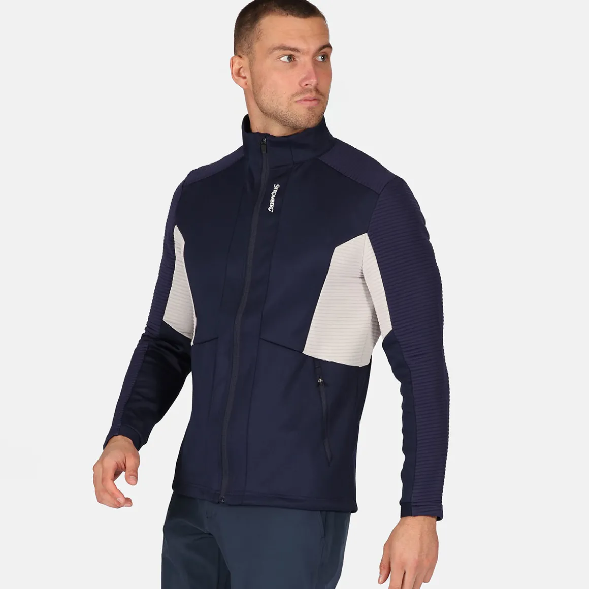 Stromberg Men's Scratch Quilted Full Zip Golf Midlayer