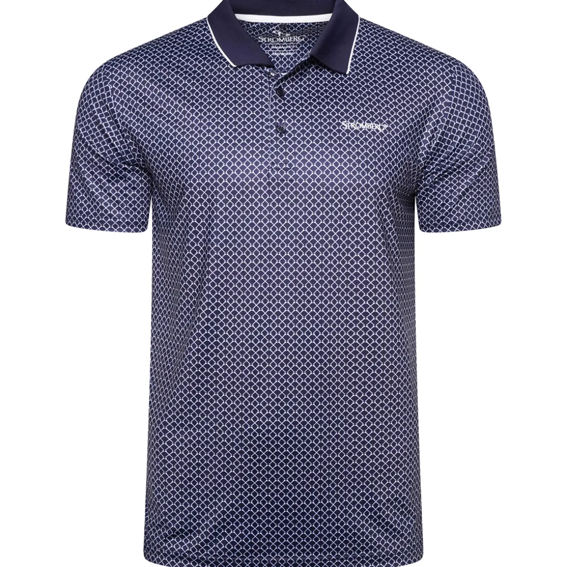 Stromberg Men's Tee Printed Golf Polo Shirt