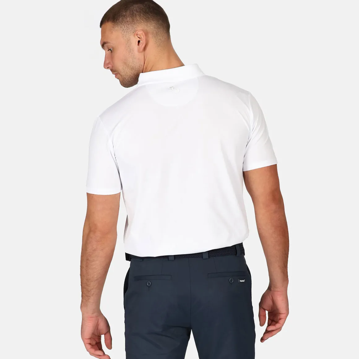 Stromberg Men's Tempo Marl Golf Polo Shirt