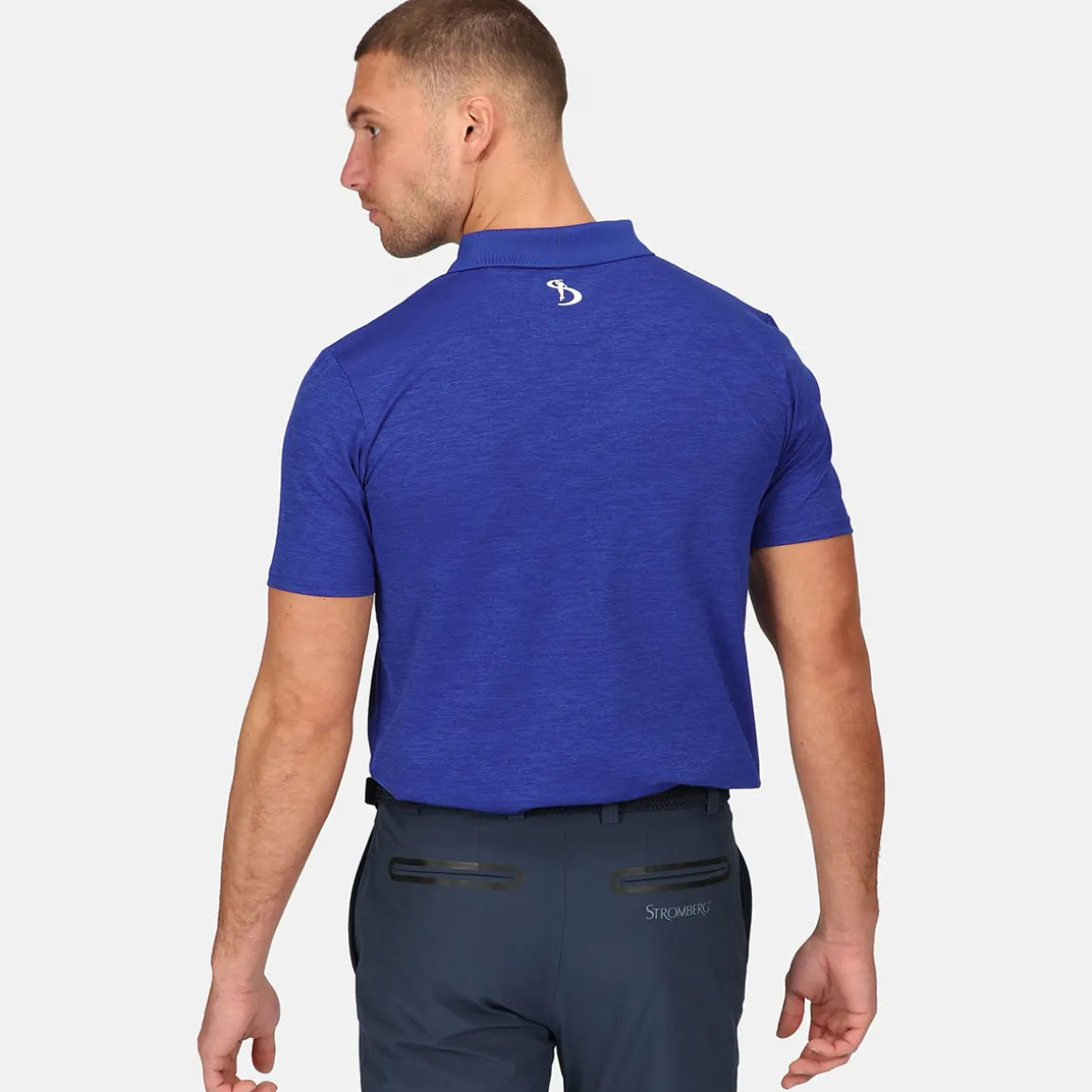 Stromberg Men's Tempo Marl Golf Polo Shirt